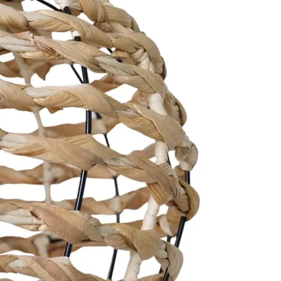 American Art Decor Turtle Grass Basket - 13.78" x 24.02" {6}