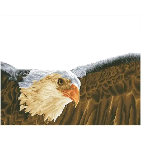 Diamond Dotz&reg; Advanced Bald Eagle & Flag Diamond Painting Kit {3}