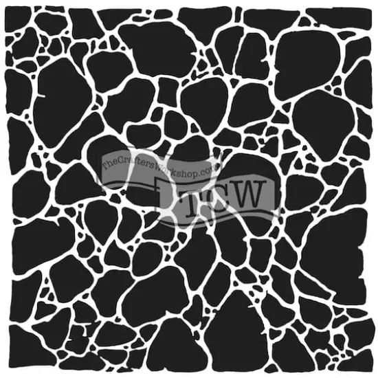 The Crafter's Workshop Organic Matter Stencil {1}