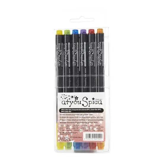 Copic&reg; Atyou Spica Glitter Pen Set, 6 Color Set #2 {1}