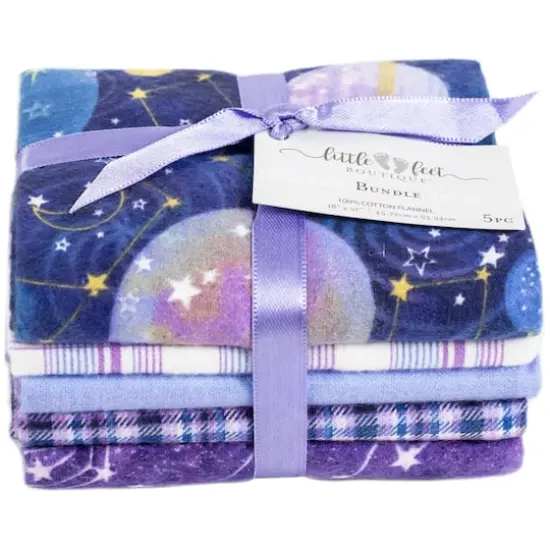 Fabric Editions Little Feet Boutique&trade; Celestial Cotton Fabric Bundle {1}