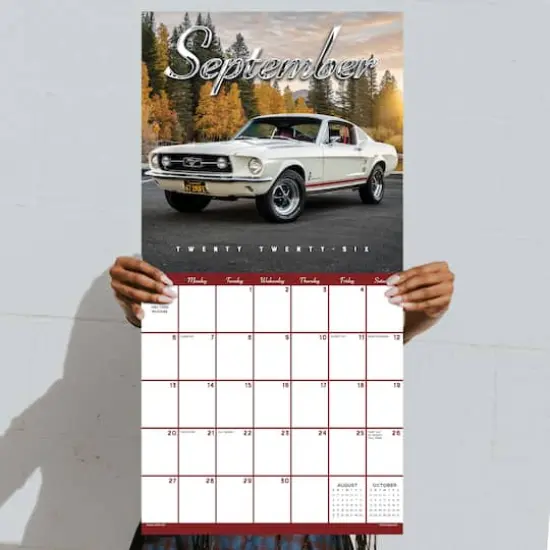 2026 Classic Cars Wall Calendar {5}