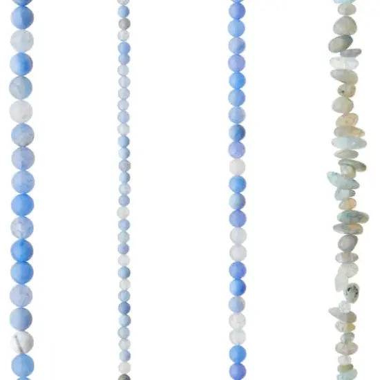 Blue Agate Stone Beads Value Pack by Bead Landing&trade; {1}