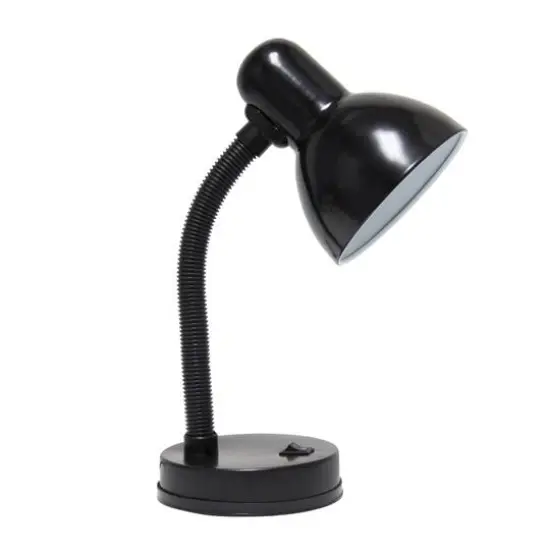 Creekwood Home Essentix 14.25" Metal Desk Lamp Black {1}