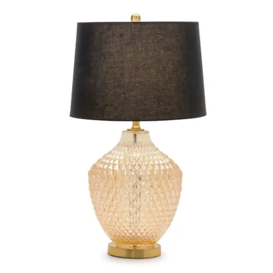 28.5" Textured Glass Lamp {1}