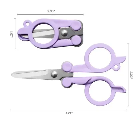 Fiskars&reg; 4" Ultra Lilac Folding Scissors {6}
