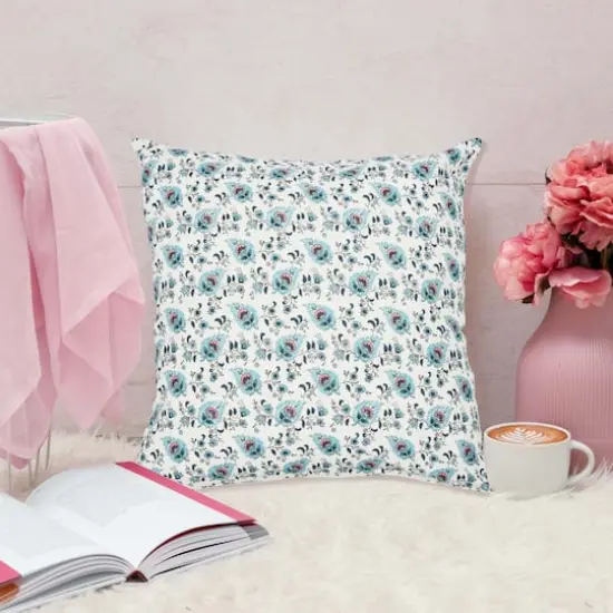 Hello Honey&reg; Paisley Print Cotton Square Pillow Cover {4}