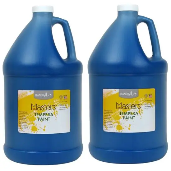Handy Art&reg; Little Masters&reg; Tempera Paint Gallon, 2ct. Blue {1}
