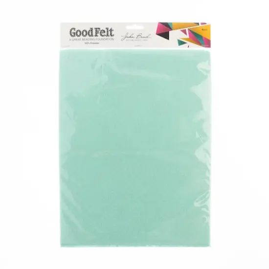 John Bead GoodFelt Beading Foundation, 8.5 x 11", 4ct. Seafoam {4}