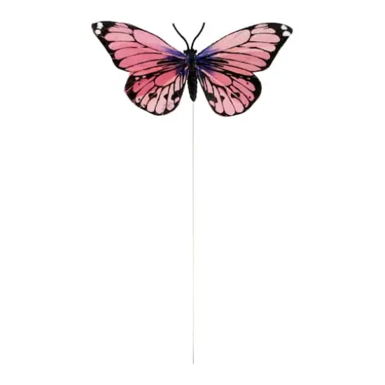 Pink Feather Butterflies, 6ct. by Ashland&reg; {3}