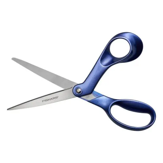 Fiskars&reg; Explore 8" Blue Expanse Metallic Scissors {7}
