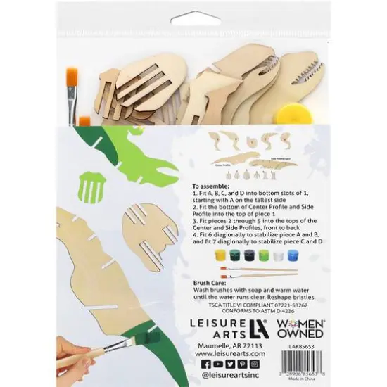 Leisure Arts Wood Build It T-Rex {3}