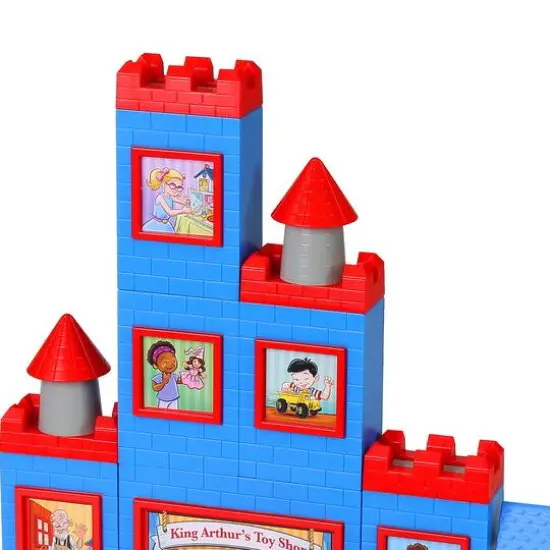 Popular Playthings&reg; Magville&reg; Castle&trade; Magnetic Building Blocks Play Set {4}