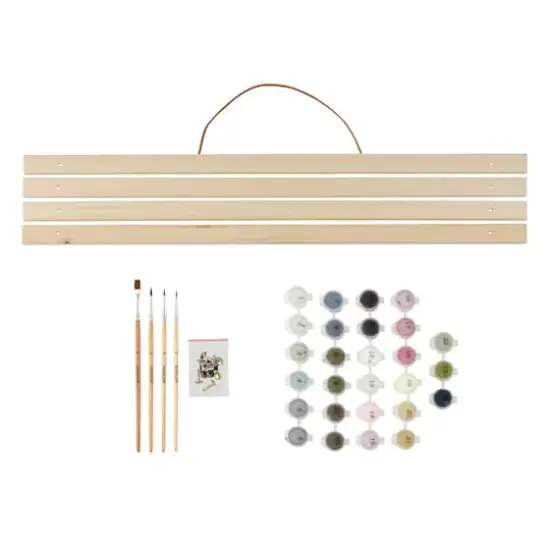 20" x 16" Swan Paint-by-Number Kit with Wood Display Hanger by Artist's Loft&reg; {3}