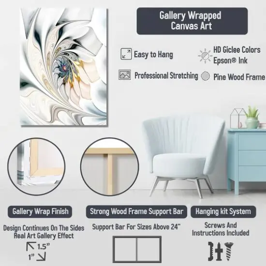 Designart "Gold And Black Captivating Marble Ii" Abstract Marble Wall Decor {6}