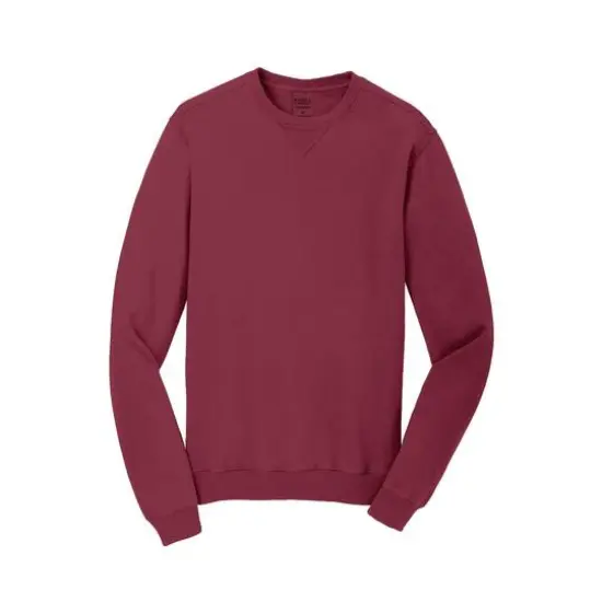 Port & Company&reg; Beach Wash&reg; Garment-Dyed Sweatshirt Merlot {1}