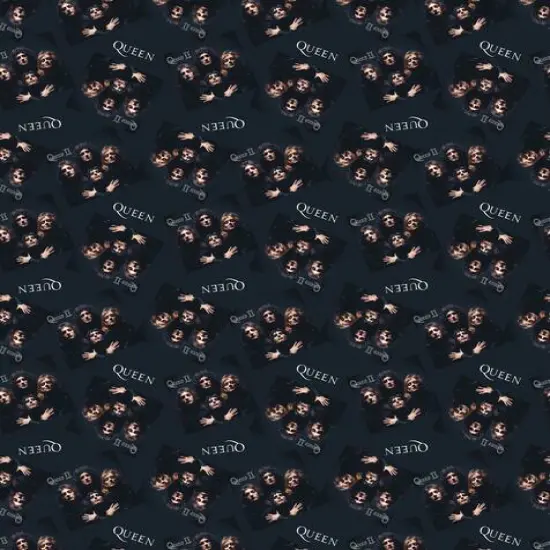 Bravado Packed Queen Faces Fabric {3}