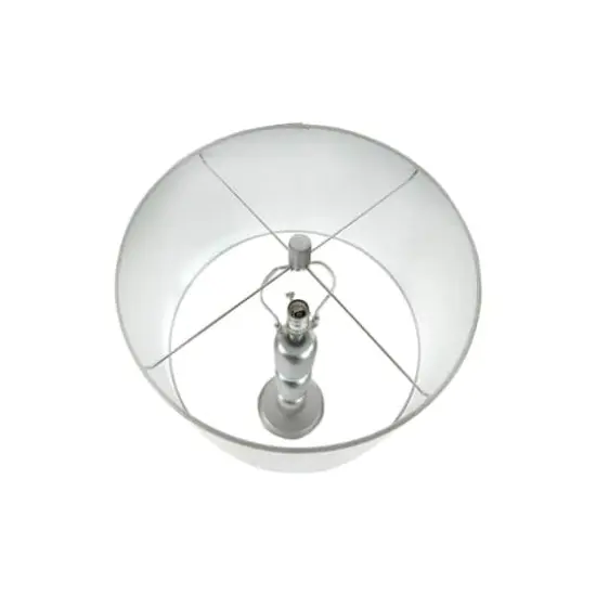 Hello Honey® 33" Metal Table Lamp with Glass Middle Vintage Pewter {6}