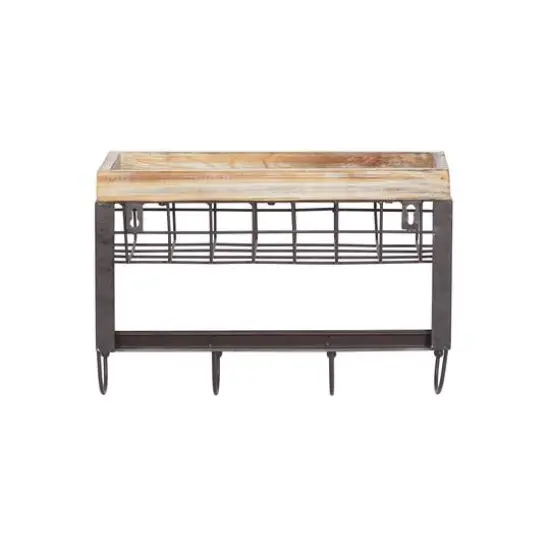 Brown Metal Farmhouse Wall Hook {6}