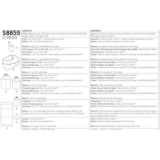 Simplicity&reg; Pattern CS8859 (One Size) {3}