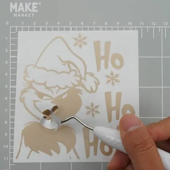 Satin Metallic Permanent Vinyl by Make Market&reg; Gold {4}