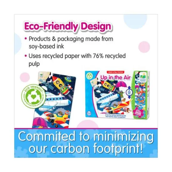 Long & Tall Puzzle - Up In the Air: 50+ Pcs {7}