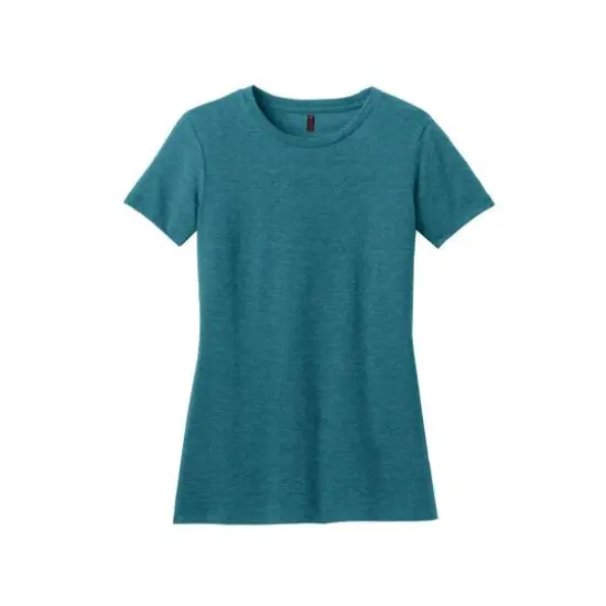 District&reg; Women's Perfect BlendTee Heathered Charcoal {2}