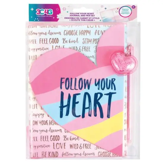 Make It Real 3C4G&reg; Follow Your Heart Journal & Pen Set {1}