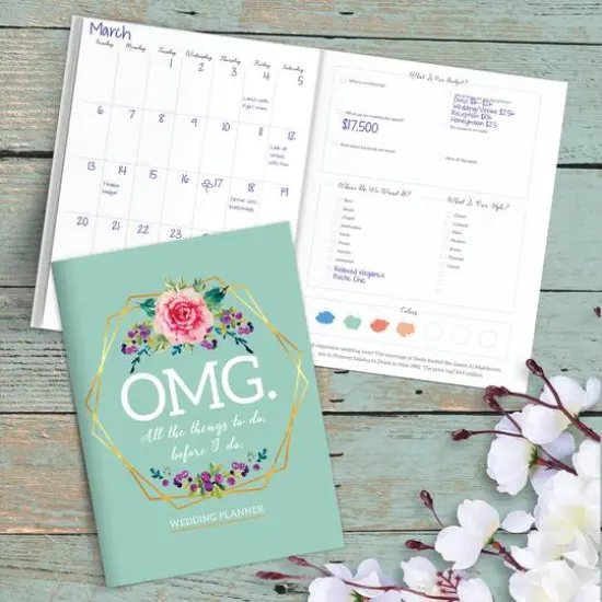 TF Publishing OMG! All the Things To Do Before I Do Undated Monthly Wedding Planner {9}