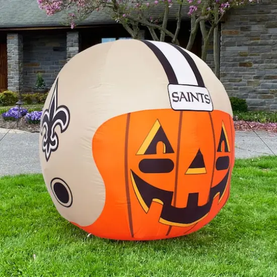 Sporticulture 4ft. Inflatable NFL Team Pride Jack-O' Helmet New Orleans Saints {6}