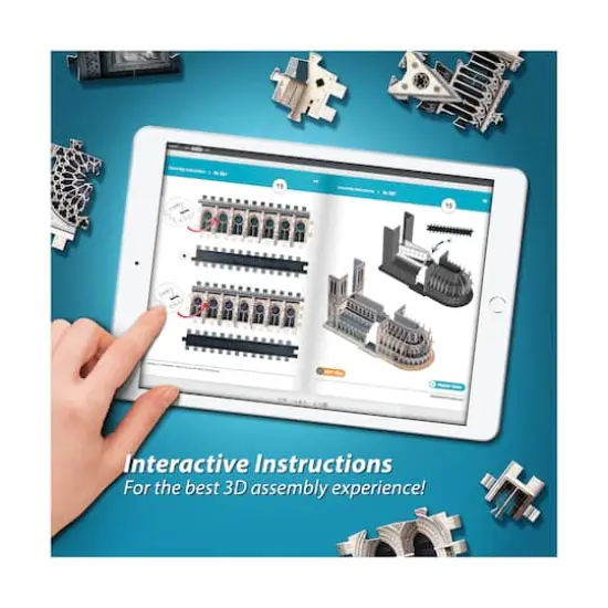 Castles & Cathedrals - Notre-Dame de Paris 3D Puzzle: 830 Pcs {13}