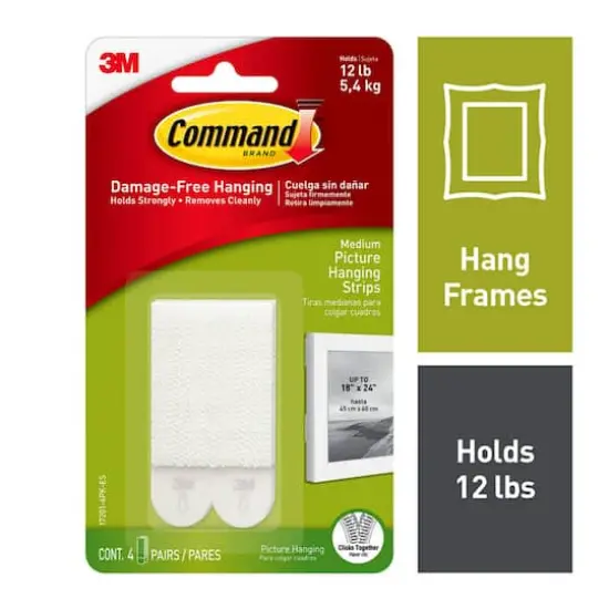 3M Command&trade; Medium Picture Hanging Strips {5}