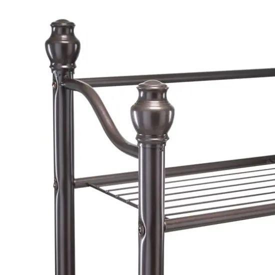 Organize It All 30" Belgium Oil Rubbed Bronze 3-Tier Shelving Tower {8}