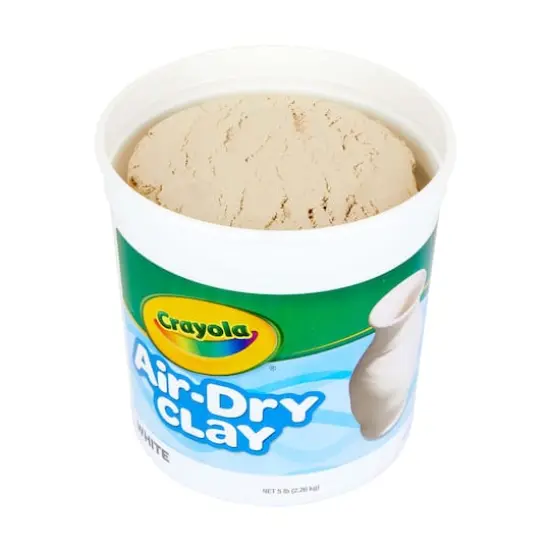 Crayola White Air Dry Clay, 5lb. {1}