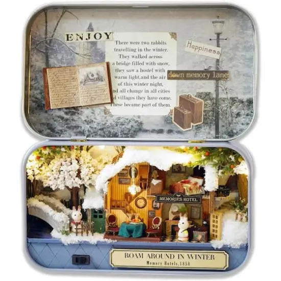 Wizardi Miniature Roombox: Roam Around in Winter {1}