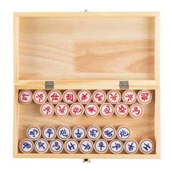 Toy Time Wooden Chinese Chess Board Game {6}