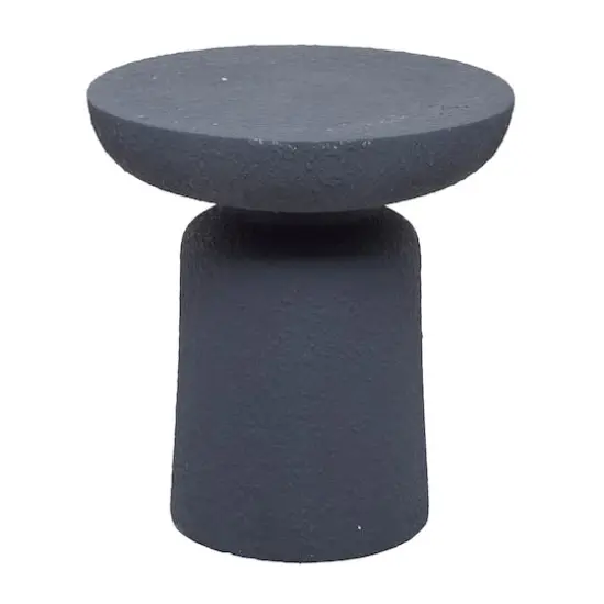 Blue Contemporary Garden Stool, 17" x 17" x 18" {1}
