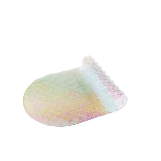 Bath Bliss Iridescent Jumbo Soft Oval Bath Mat {1}