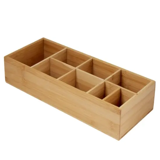Kitchen Details 8-Compartment Bamboo Caddy {6}