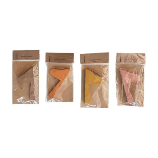 Hello Honey&reg; 4 Pack 5" Mushroom Paper Honeycomb Ornaments {6}