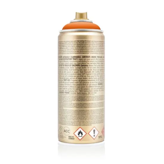 Montana&trade; Gold Acrylic Professional Spray Paint G2070 Orange {6}