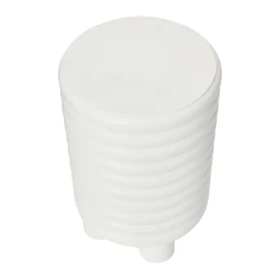 Hello Honey&reg; 18.5" White Finish Dossier Vintage-Inspired Solid Wood End Table with Flat Top {4}