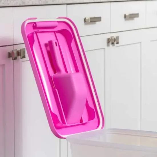 Iris&reg; Pink Airtight Container Set with Buckle Lids {5}