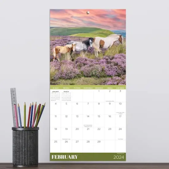 TF Publishing 2024 Horses Mini Calendar {5}