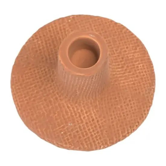 Hello Honey&reg; Stoneware Taper Candle Holder Set Red {5}