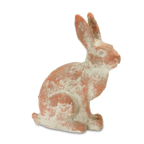 Distressed Garden Rabbit Statue Set {5}