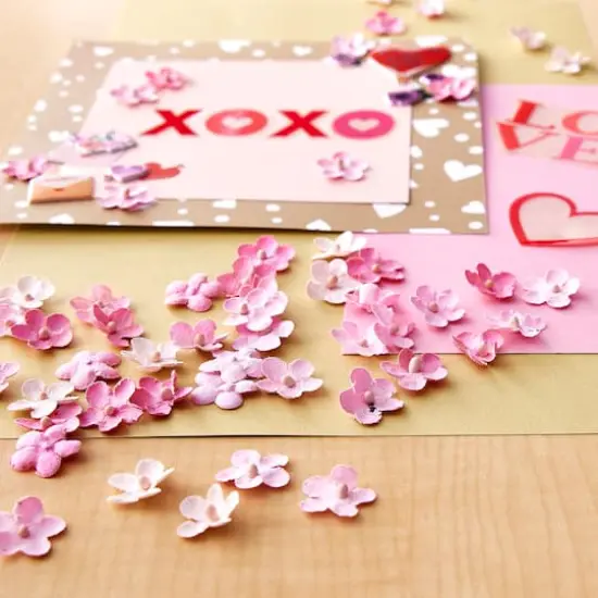 Pink Paper Flowers by Recollections&trade;, 120ct. {3}