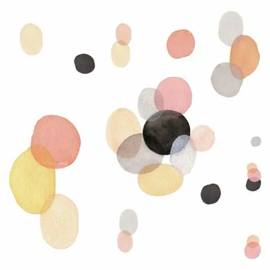 RoomMates Abstract Watercolor Shapes Peel & Stick Decals {1}