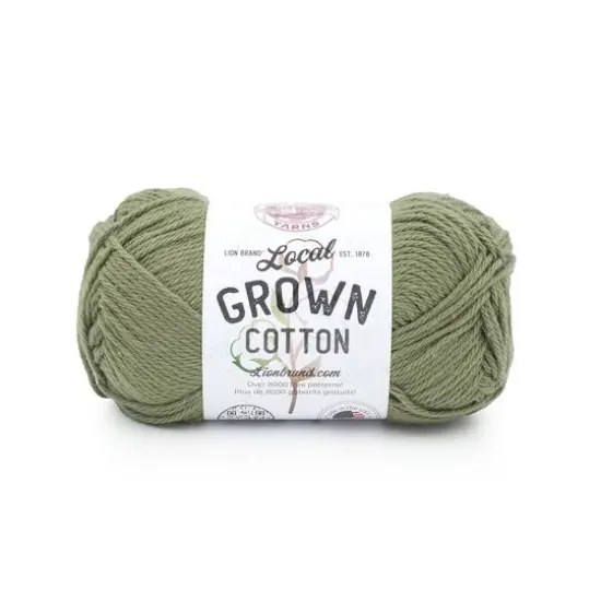 Lion Brand&reg; Local Grown Cotton Yarn Army Green {1}