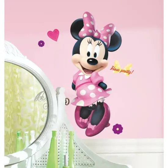 RoomMates Disney&reg; Minnie Bow-Tique Peel & Stick Giant Wall Decals {4}